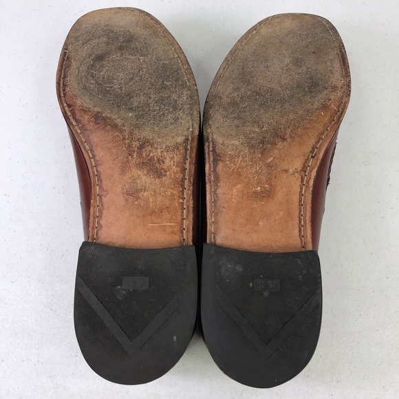 Allen Edmonds Maxfield Leather Tassel Loafer Shoes - Picture 10 of 10